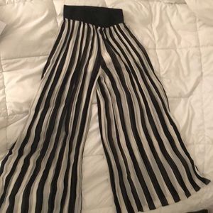 Striped Wide Leg Pants